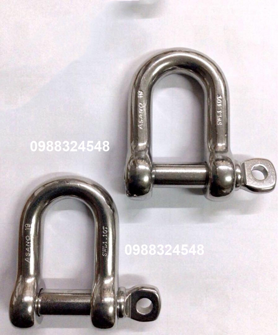 Ma ní inox 1.1 tấn Asano AK2006 / AK2006 Asano Stainless Steel Shackle