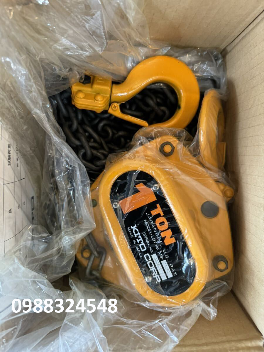 Pa lăng kéo tay Kito CB010 / CB010 Kito Manual Chain Hoist
