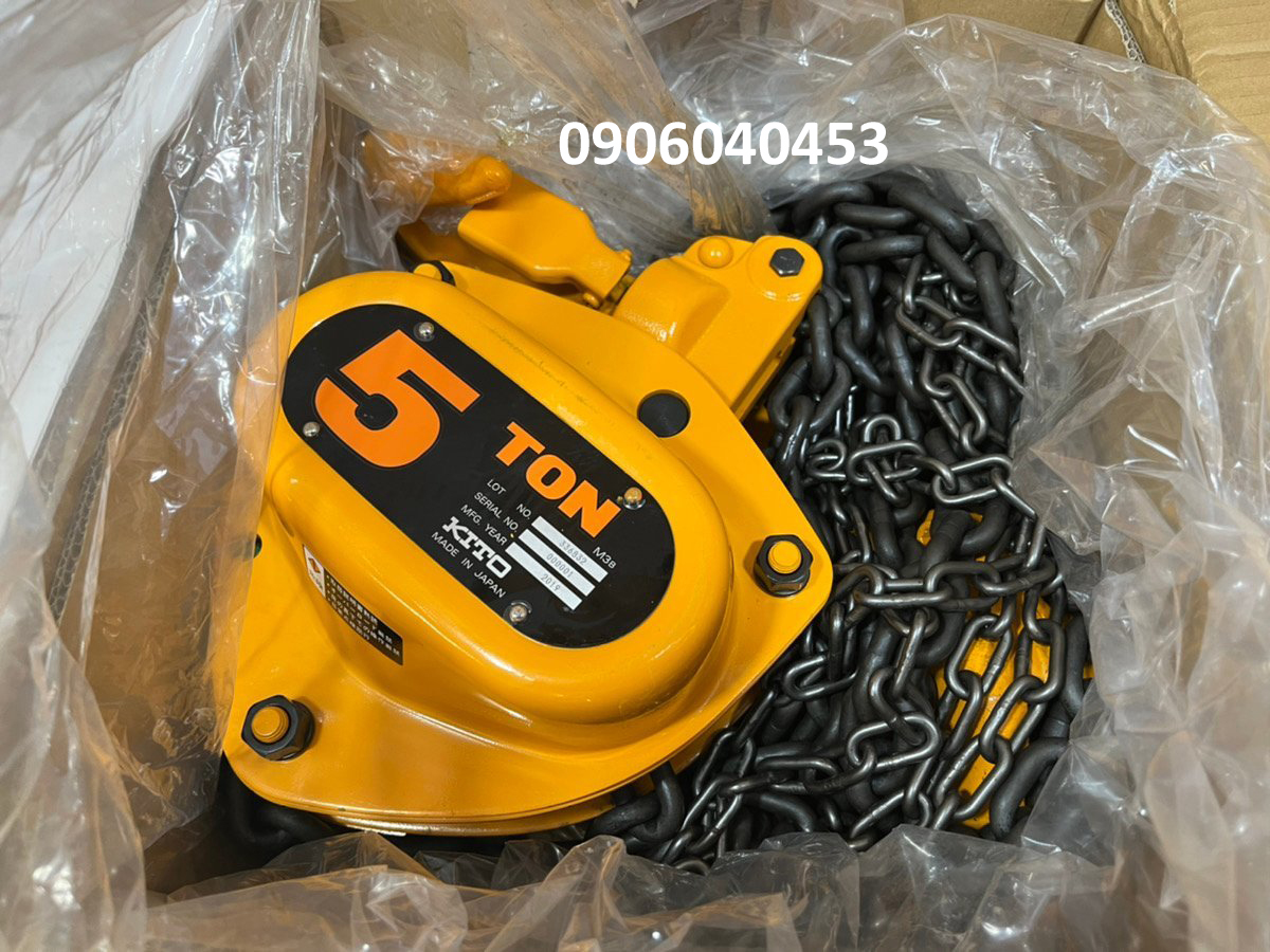 Pa lăng kéo tay Kito CB050 / CB050 Kito Manual Chain Hoist