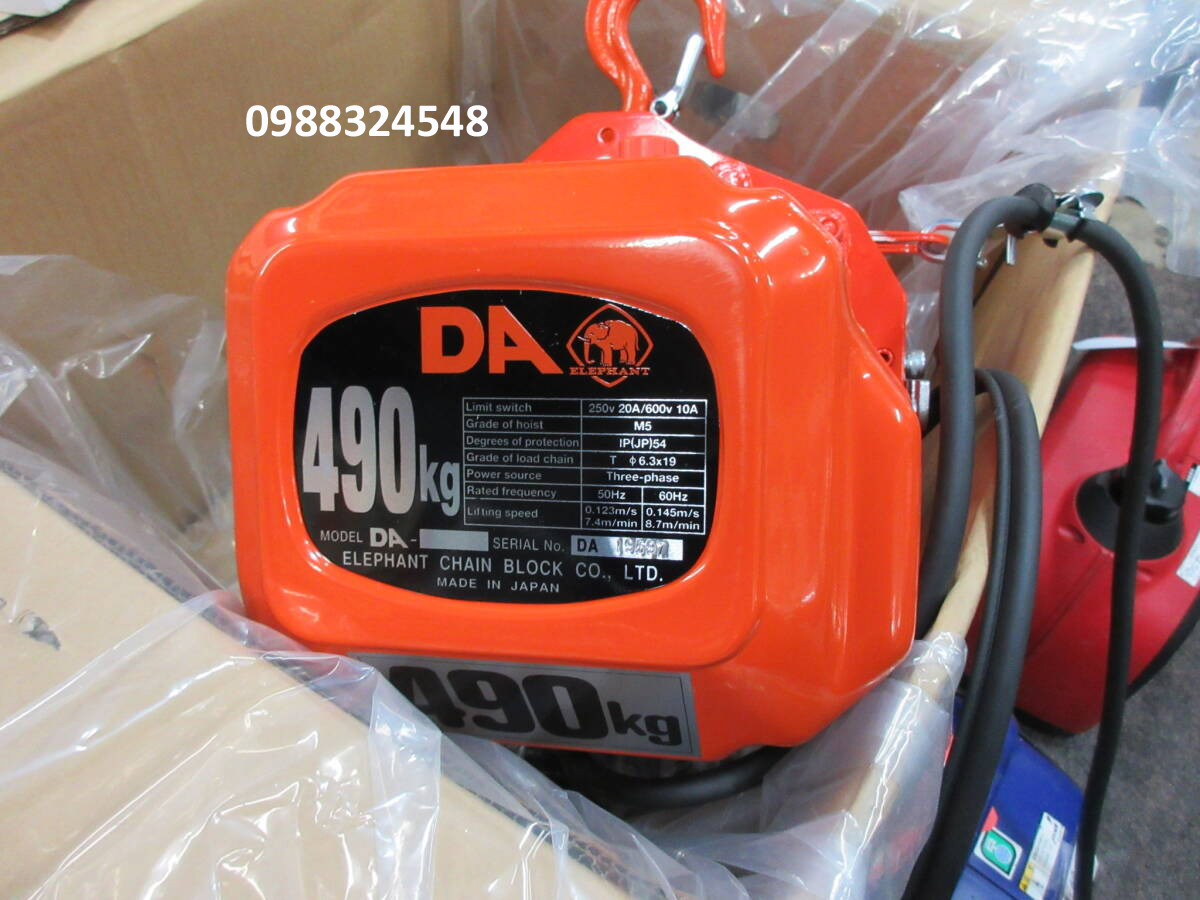 Pa lăng điện xích Elephant DA-049 / DA-049 Elephant Electric Chain Hoist