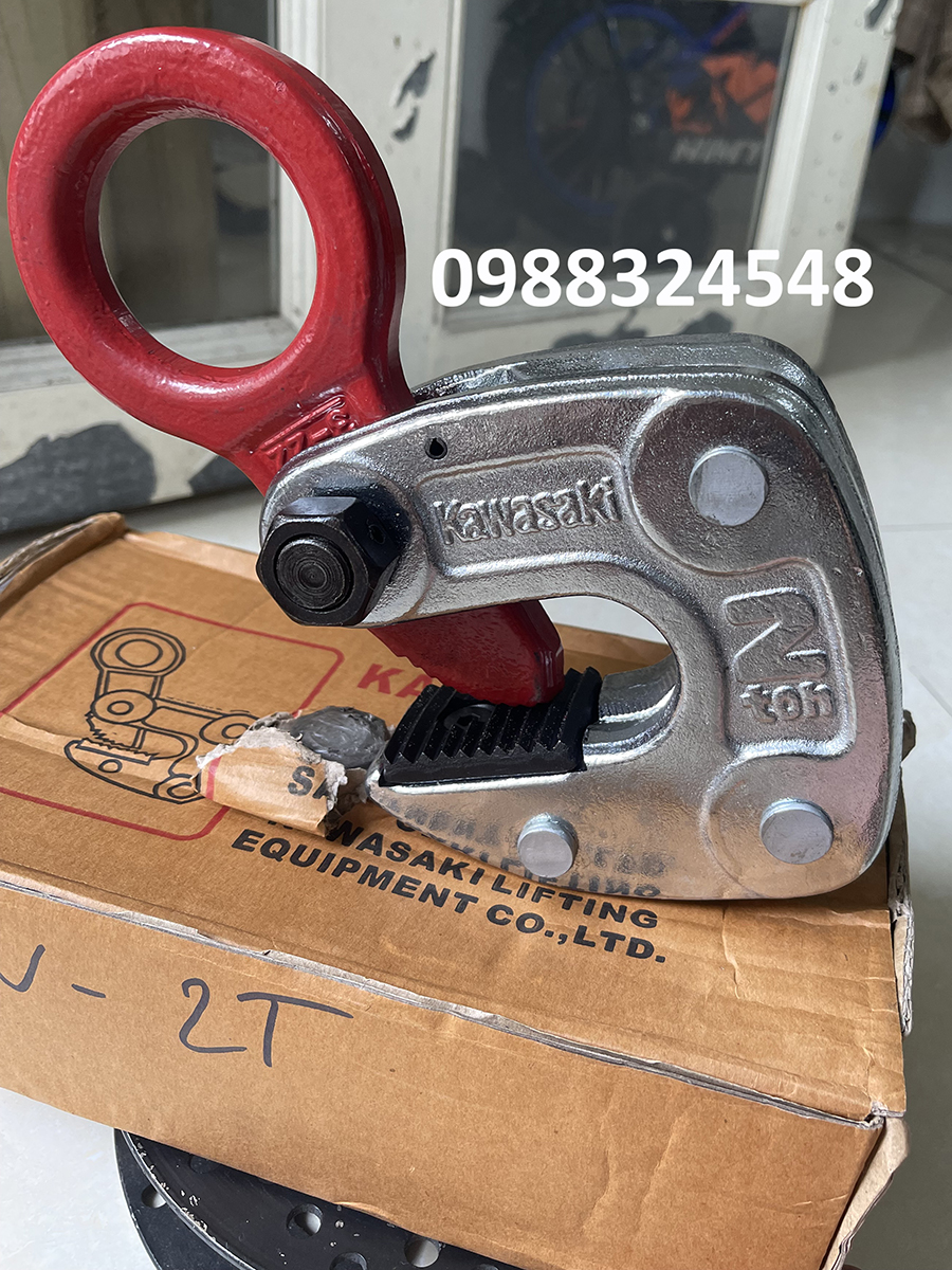 Kẹp tôn ngang 2 tấn Kawasaki HLC-2/ 2 ton HLC-2 Kawasaki Horizontal Lifting Clamp