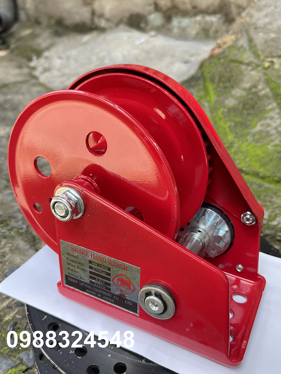Tời quay tay 1200lbs Riken HM-1200 / HM-1200 Riken Hand Winch