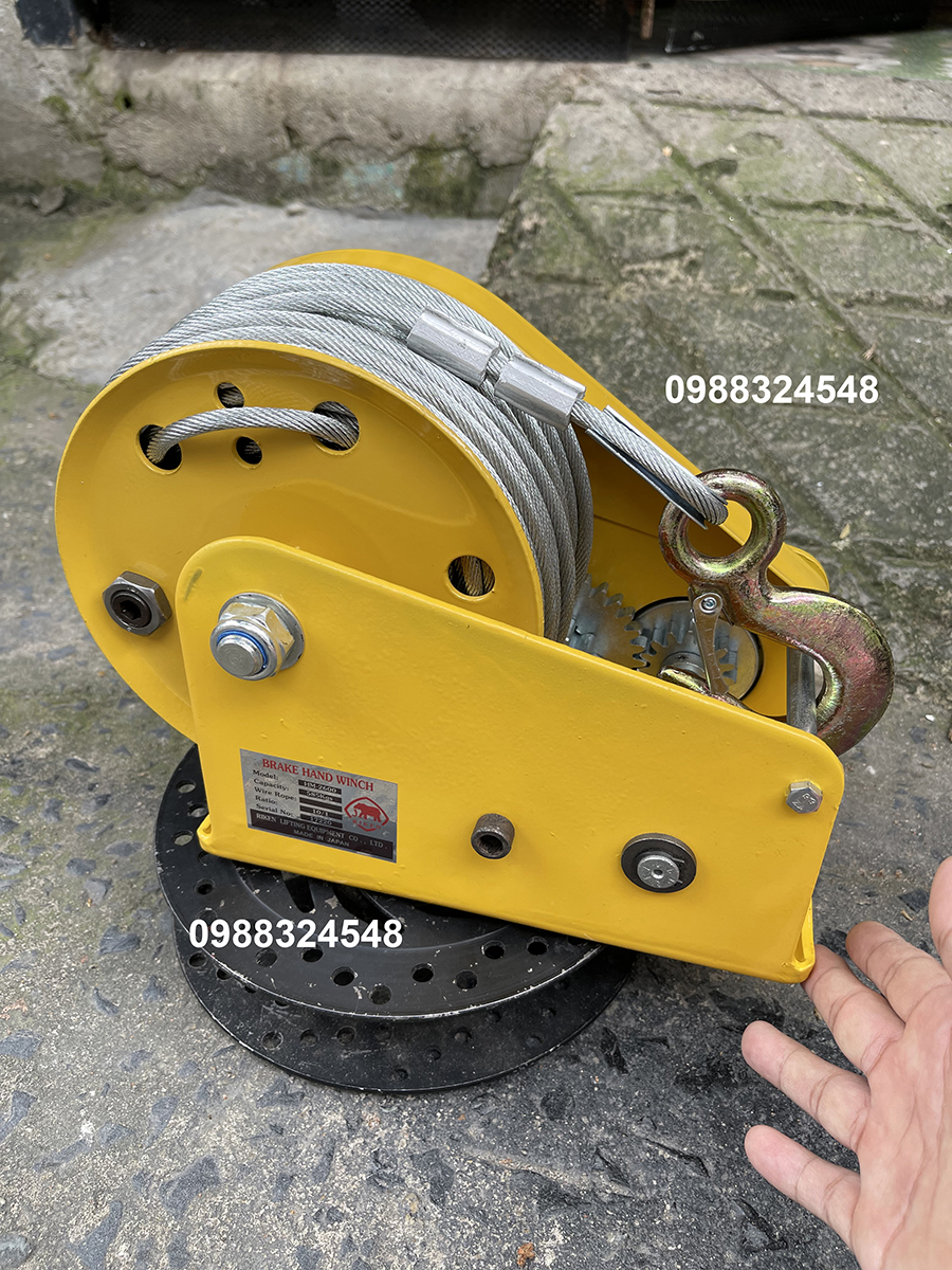 Tời quay tay 2600lbs Riken HM-2600 / HM-2600 Riken Hand Winch