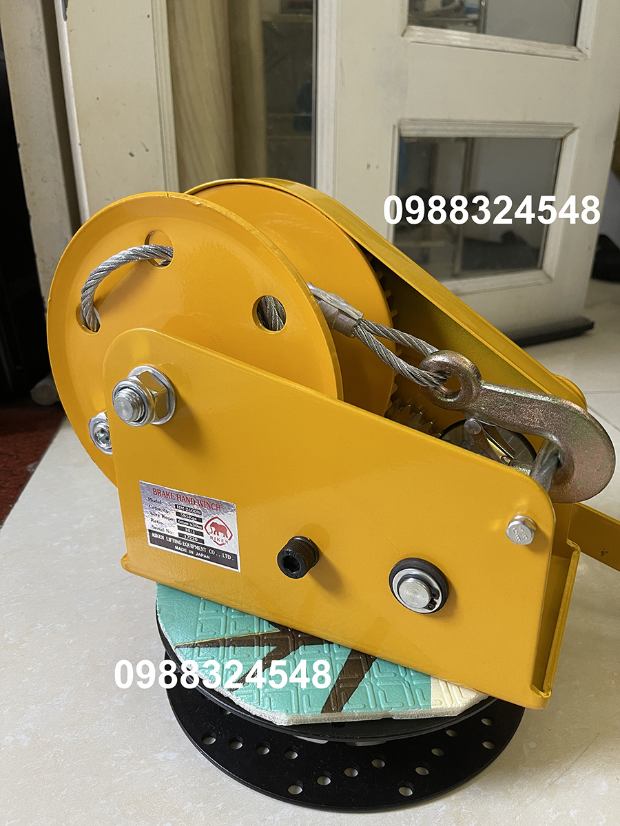 Tời quay tay 2600lbs Riken HM-2600W / HM-2600W Riken Hand Winch