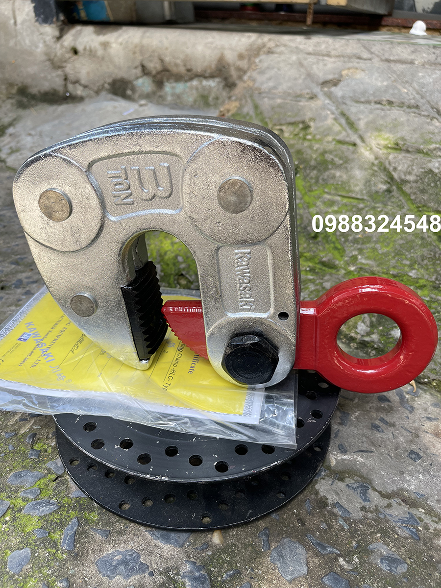 Kẹp tôn ngang 3 tấn Kawasaki HLC-3/ 3 ton HLC-3 Kawasaki Horizontal Lifting Clamp