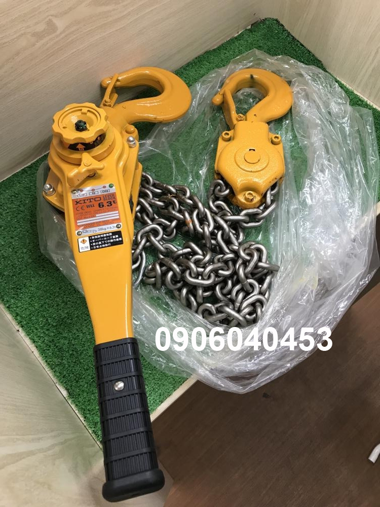 Pa lăng lắc tay Kito 6.3 tấn LB063 / LB063 Kito Lever Hoist