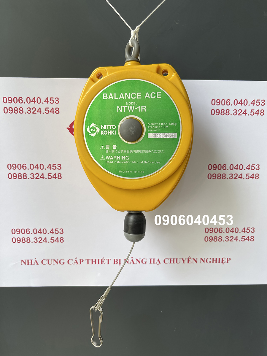 Pa lăng cân bằng Nitto Kohki NTW-1R / NTW-1R Nitto Kohki Spring Balancer
