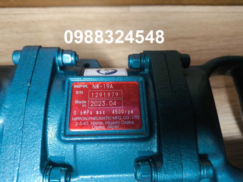 Súng siết bulong NPK NW-19A / NW-19A Nippon Impact Wrenches (Two-Hammer)