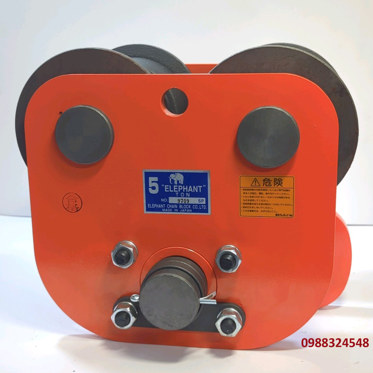 Con chạy đẩy tay 5 tấn Elephant P-5/ 5 ton P-5 Elephant Plain Trolley
