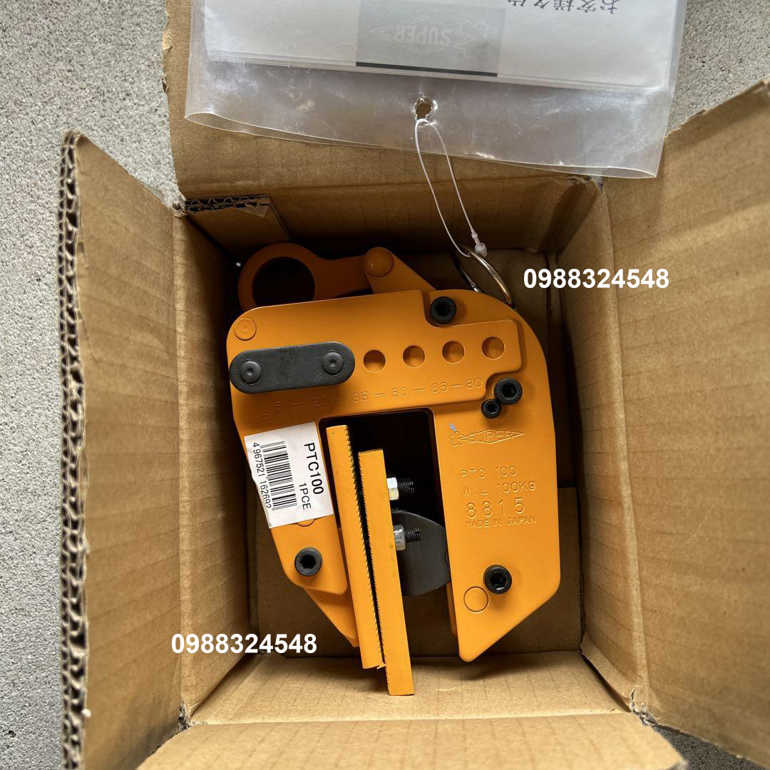 Kẹp tấm gỗ Supertool PTC100 / PTC100 Supertool LIFTING CLAMP for Panel / Beam