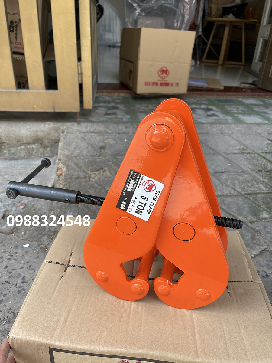 Kẹp dầm 5 tấn Riken R-BC-5/ 5 ton R-BC-5 Riken Beam Clamp
