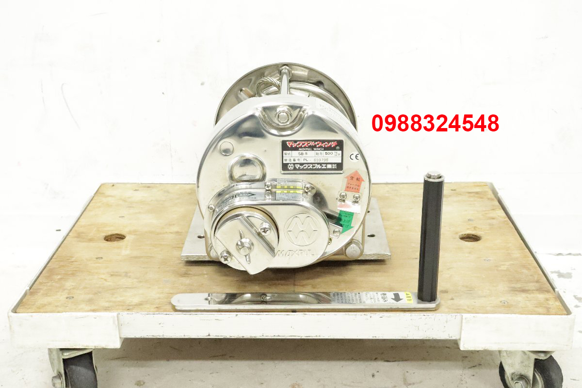 Tời quay tay inox Maxpull 500kg SB-5 / SB-5 Maxpull Stainlees Steel Hand Winch