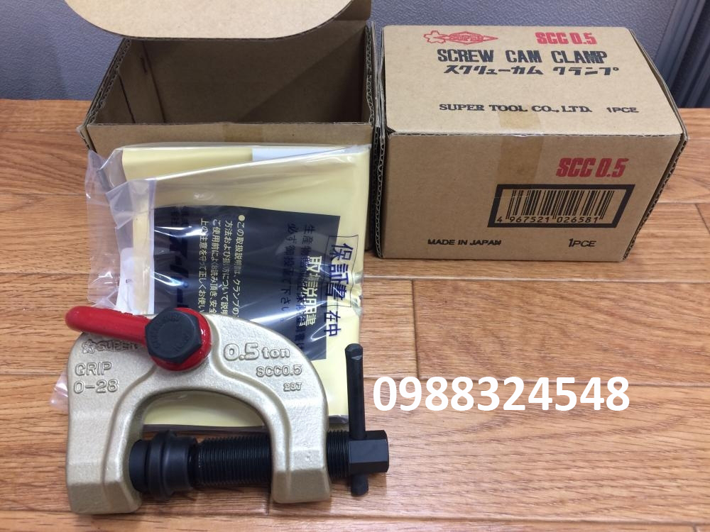 Kẹp vít 500kg Supertool SCC0.5 / SCC0.5 Supertool Screw Cam Clamp
