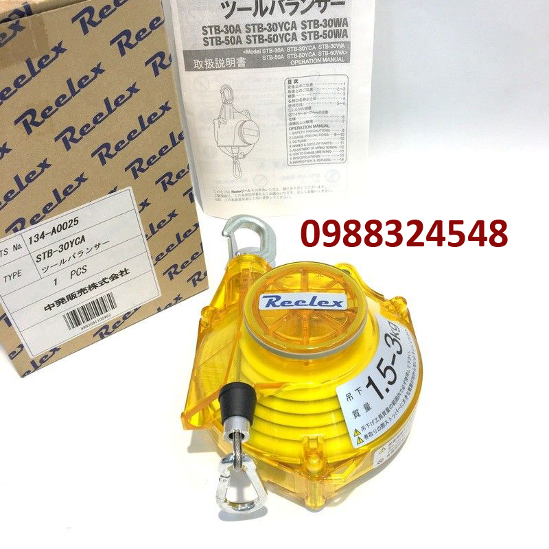 Pa lăng cân bằng Reelex STB-30YCA / STB-30YCA Reelex Spring Balancer