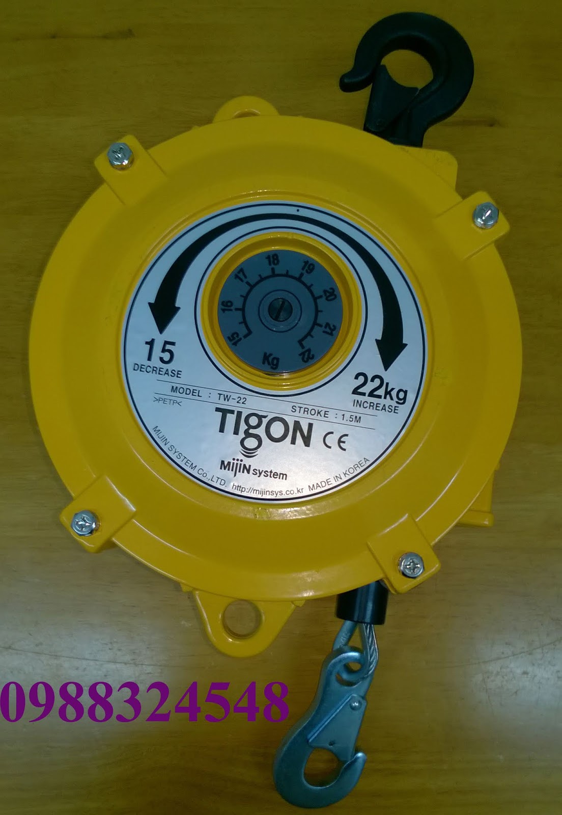 Pa lăng cân bằng Tigon TW-22 / TW-22 Tigon Spring Balancer