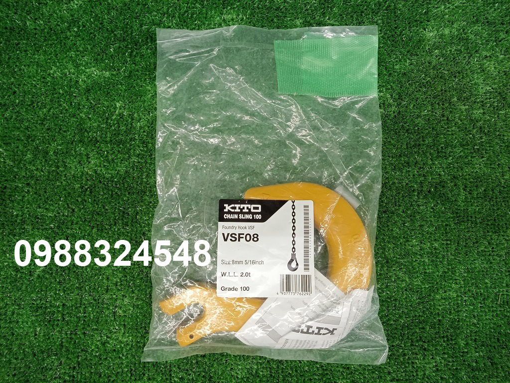 Móc cẩu Kito 2 tấn VSF08 / VSF08 Kito Foundry Hook