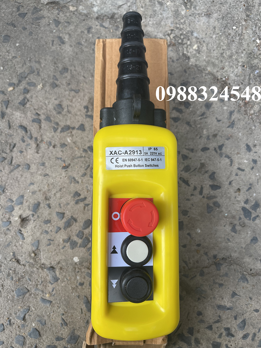Tay điều khiển cầu trục Schneider XAC-A2913/ XAC-A2913 schneider Pendant Push Button