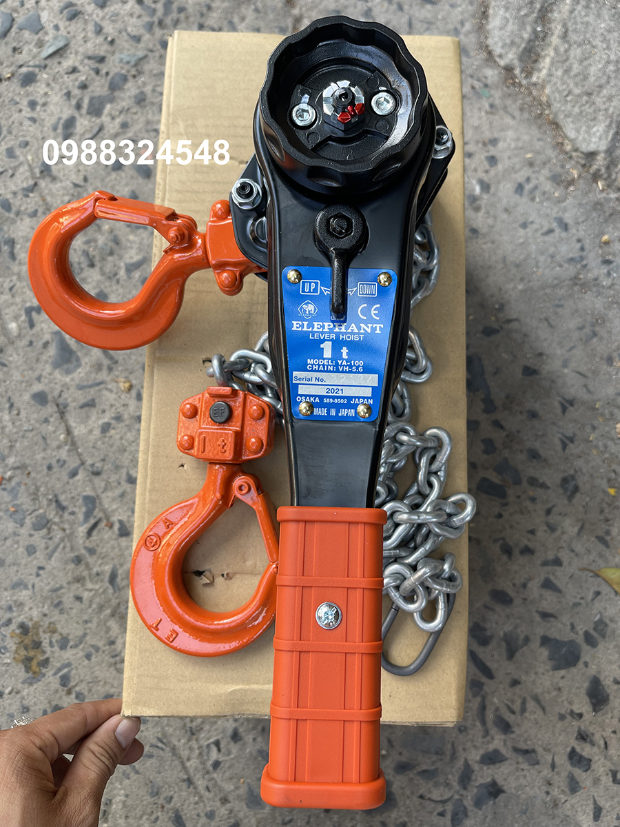 Pa lăng lắc tay Elephant YA-100 / YA-100 Elephant Lever Chain Hoist