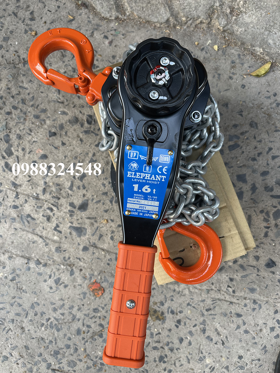 Pa lăng lắc tay Elephant YA-160 / YA-160 Elephant Lever Chain Hoist