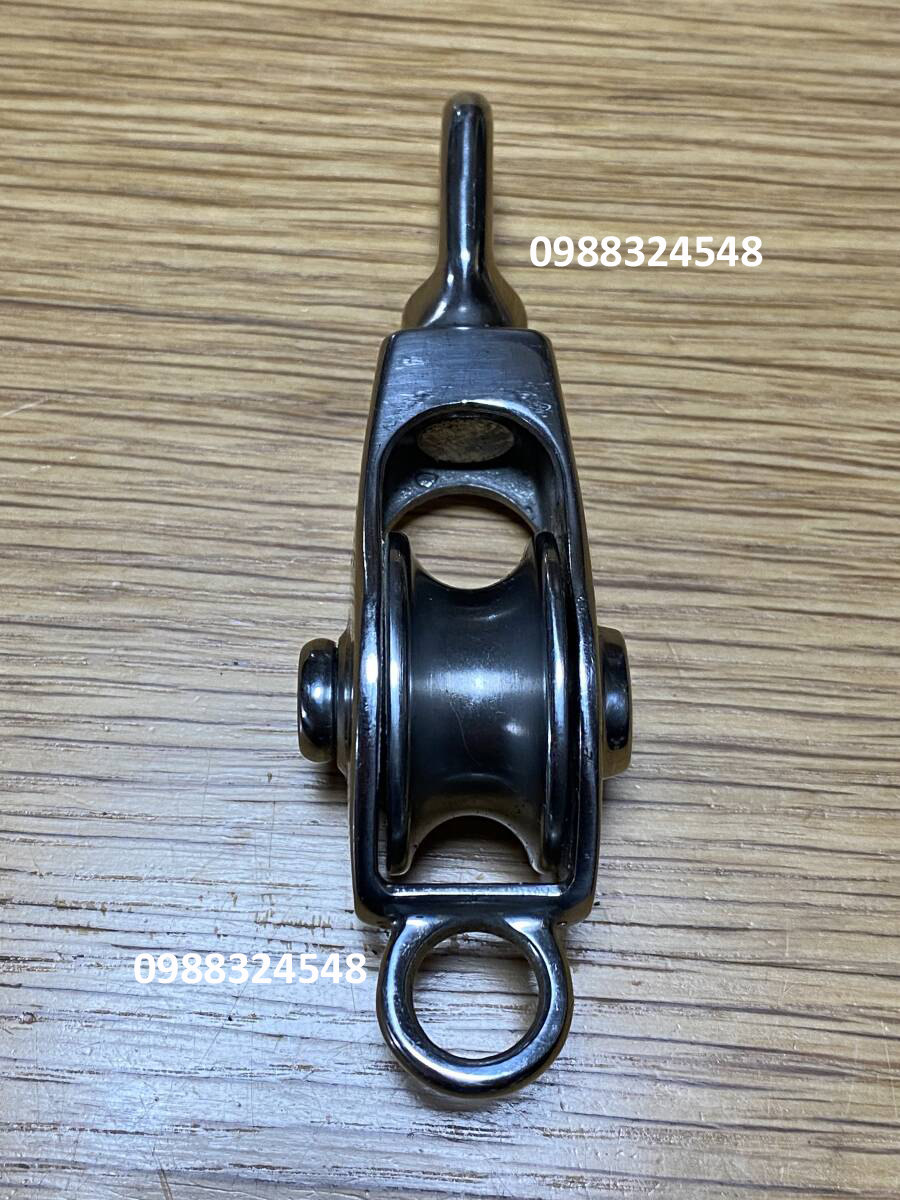 Ròng rọc inox 200kg Asano AK1637 / AK1637 Asano Stainless Steel Swivel Eye Block
