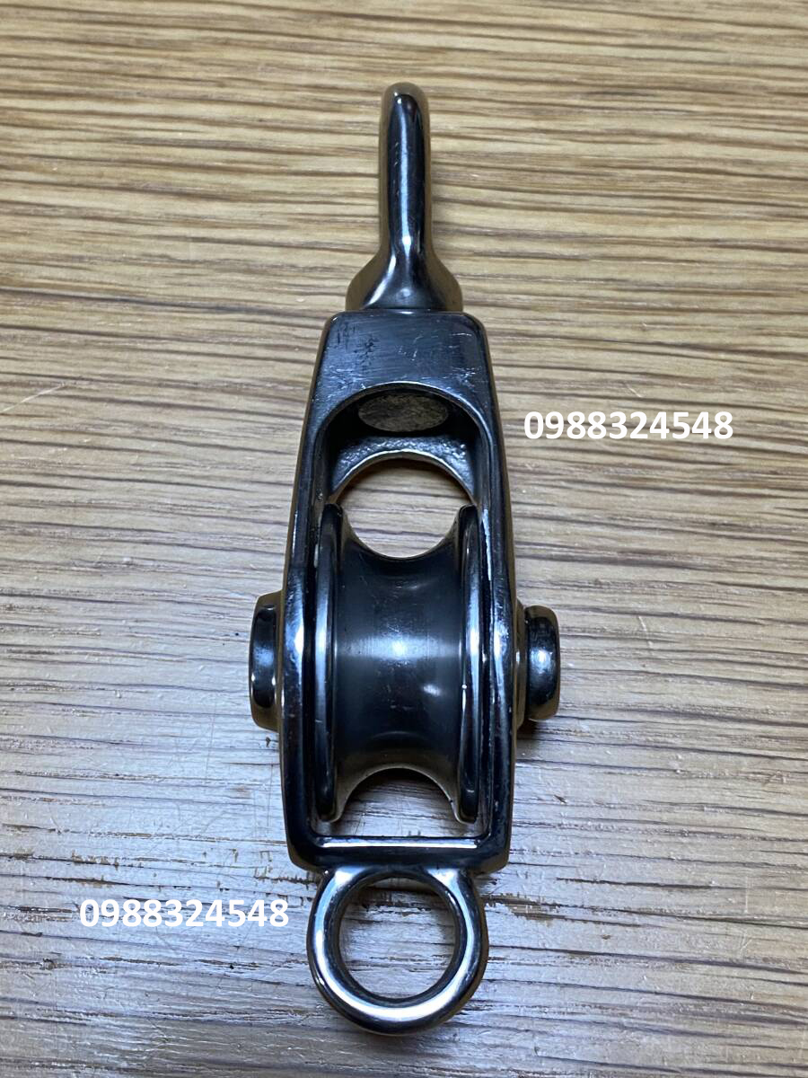 Ròng rọc inox 200kg Asano AK1637 / AK1637 Asano Stainless Steel Swivel Eye Block