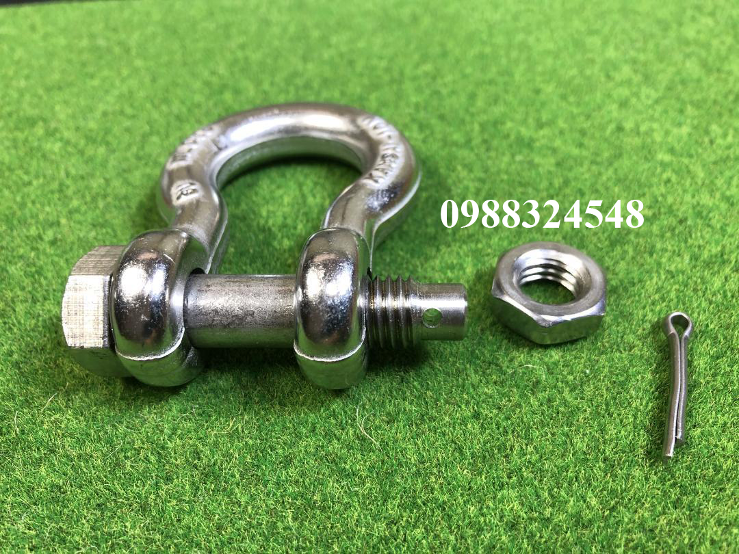 Ma ní inox 304 1 tấn Kansai BB-12 / BB-12 Kansai Stainless Steel Shackle