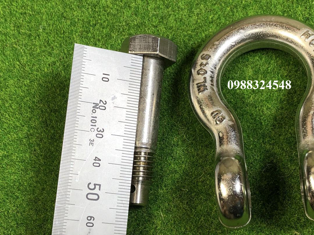 Ma ní inox 304 1 tấn Kansai BB-12 / BB-12 Kansai Stainless Steel Shackle