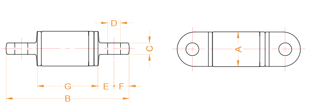 Daichang BSEE bearing swivel eye & eye
