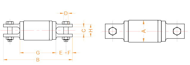 Daichang BSJJ bearing swivel jaw & jaw