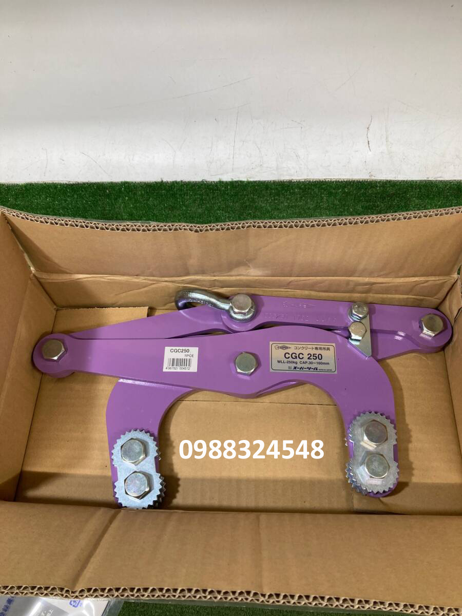 Kẹp bê tông 250Kgs Supertool CGC250 / CGC250 Supertool LIFTING CLAMP for Concrete material (Cam Type)