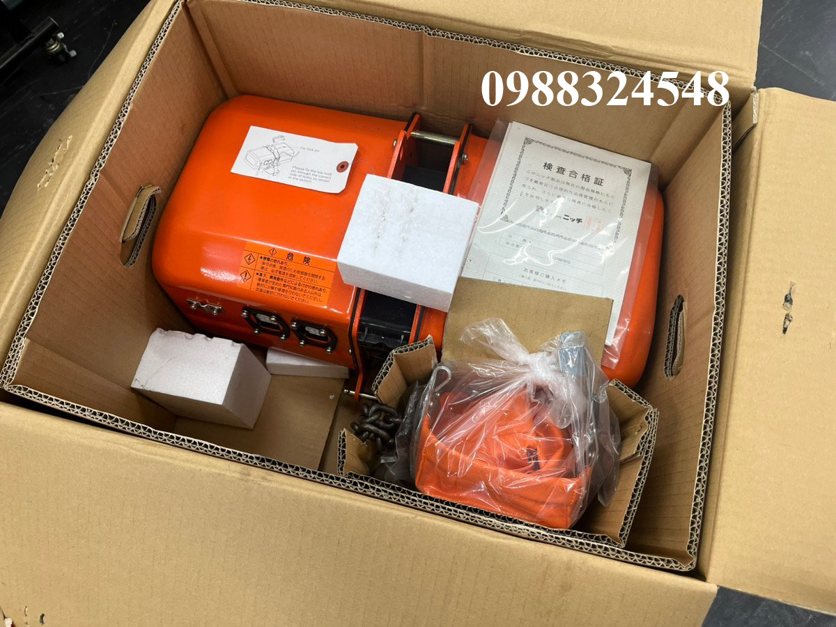 Pa lăng điện xích Nitchi 250kg EC40025