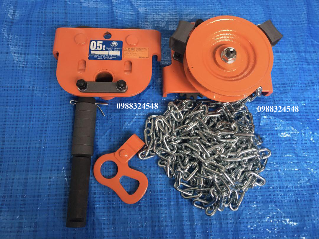 Con chạy kéo tay 0.5 tấn Elephant GN-0.5