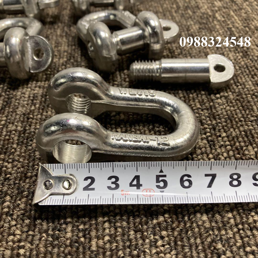 Ma ní inox 304 1 tấn Kansai SC-12 / SC-12 Kansai Stainless Steel Shackle