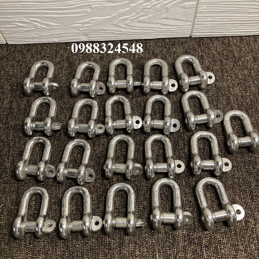 Ma ní inox 304 1 tấn Kansai SC-12 / SC-12 Kansai Stainless Steel Shackle