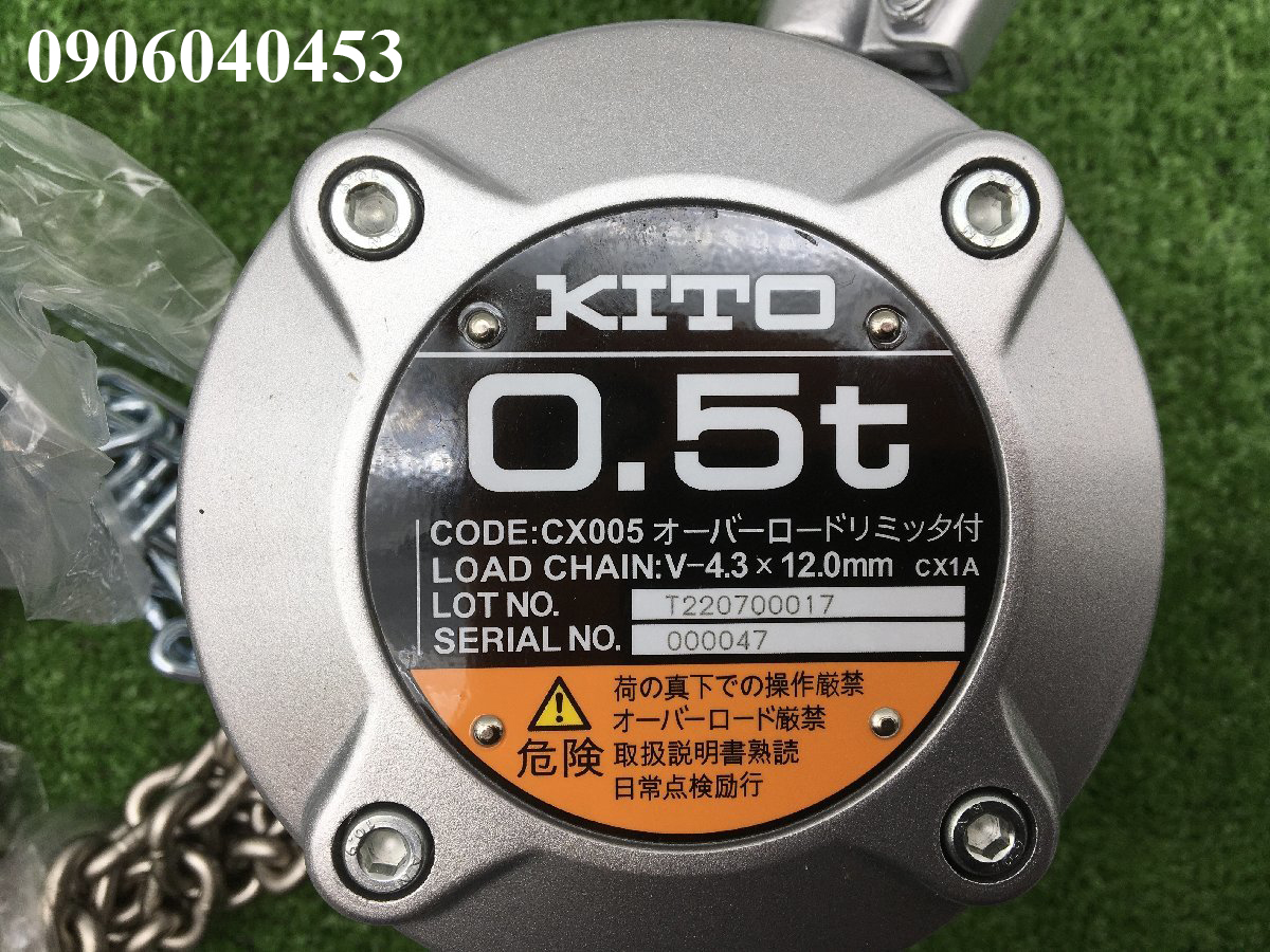 Pa lăng kéo tay Kito 500kg CX005